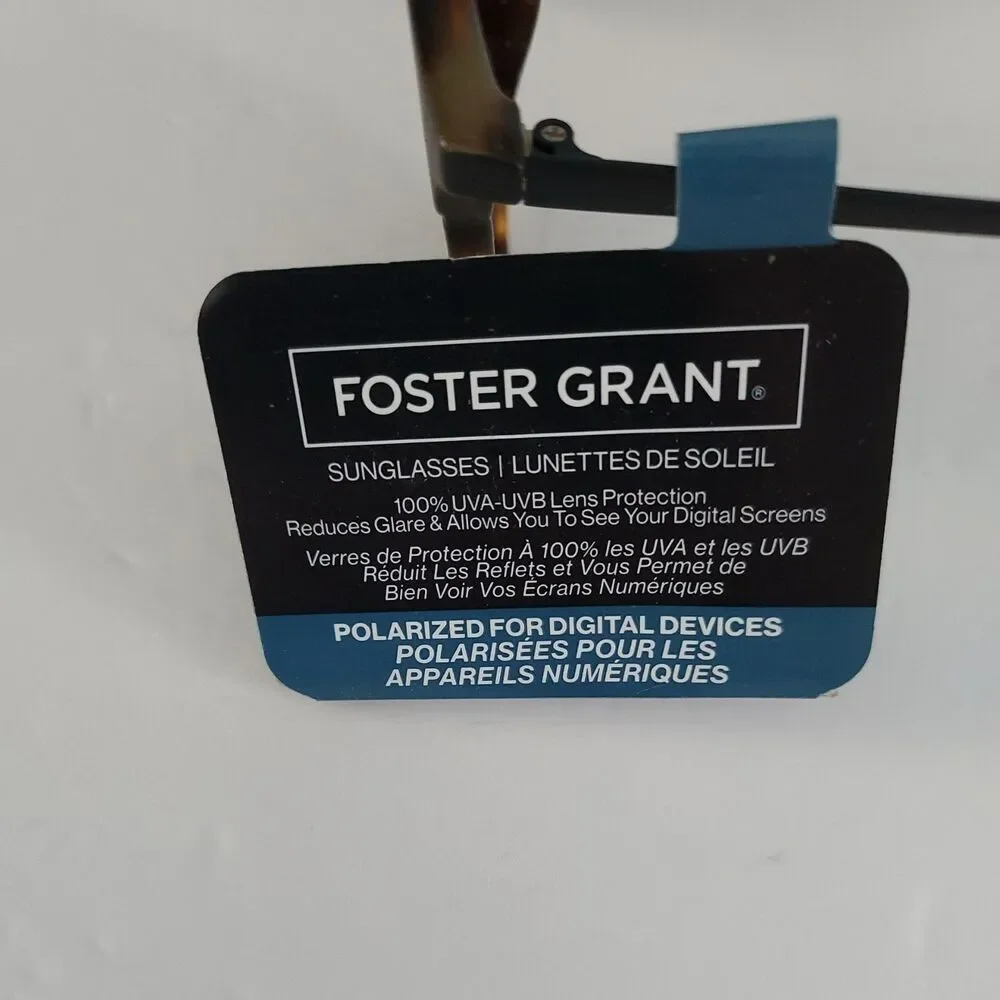 Foster Grant Polarized Tortoise Cat Eye TruPolar Women's Sunglasses - NEW